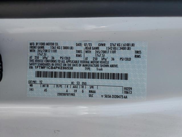 Photo 12 VIN: 1FTMF1CB4PKE86538 - FORD F150 