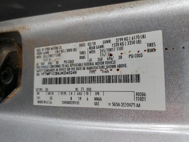 Photo 11 VIN: 1FTMF1CB6JKD45249 - FORD F150 