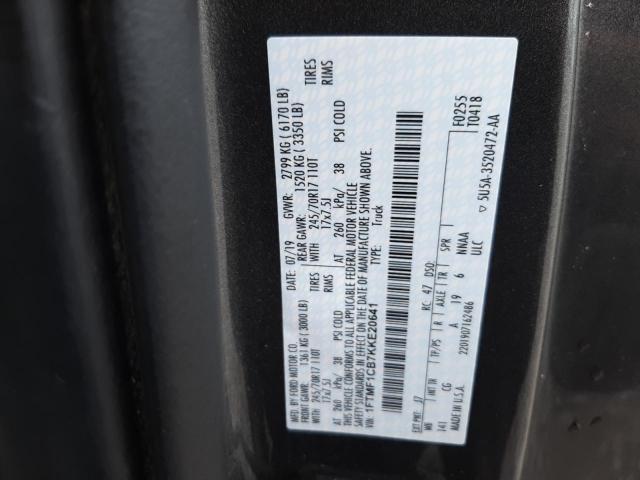 Photo 11 VIN: 1FTMF1CB7KKE20641 - FORD F150 