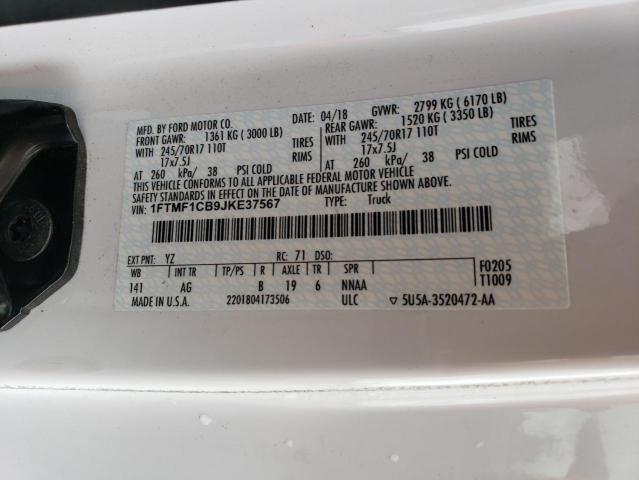 Photo 11 VIN: 1FTMF1CB9JKE37567 - FORD F150 