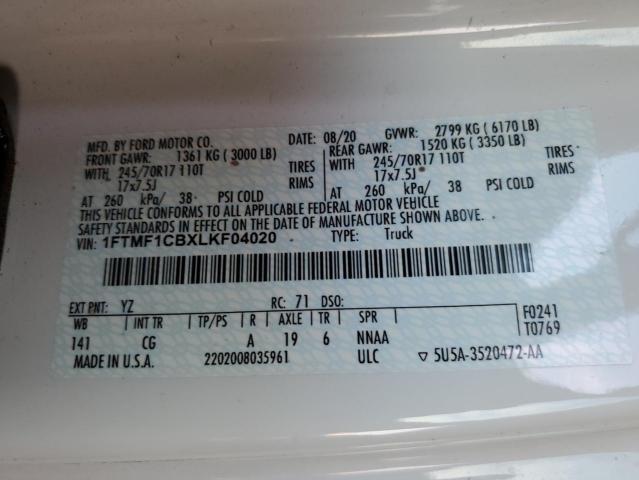 Photo 12 VIN: 1FTMF1CBXLKF04020 - FORD F150 