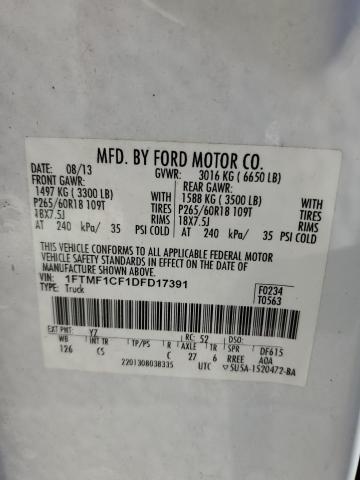 Photo 9 VIN: 1FTMF1CF1DFD17391 - FORD F150 