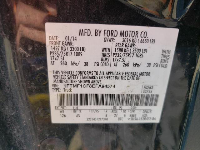 Photo 12 VIN: 1FTMF1CF8EFA94574 - FORD F150 