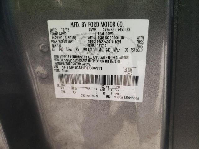 Photo 9 VIN: 1FTMF1CM1DFB06111 - FORD F150 