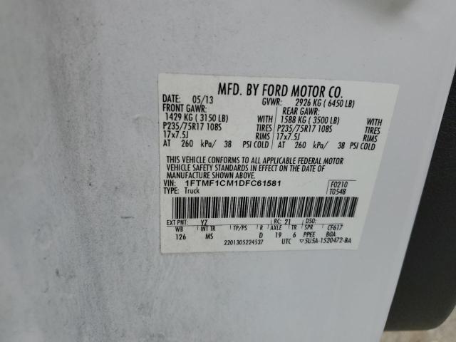 Photo 11 VIN: 1FTMF1CM1DFC61581 - FORD F150 