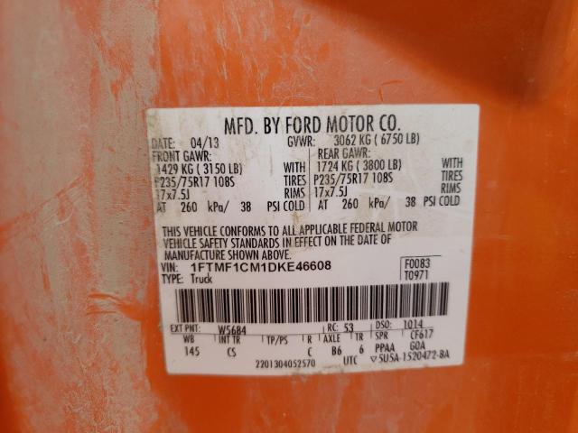 Photo 9 VIN: 1FTMF1CM1DKE46608 - FORD F150 