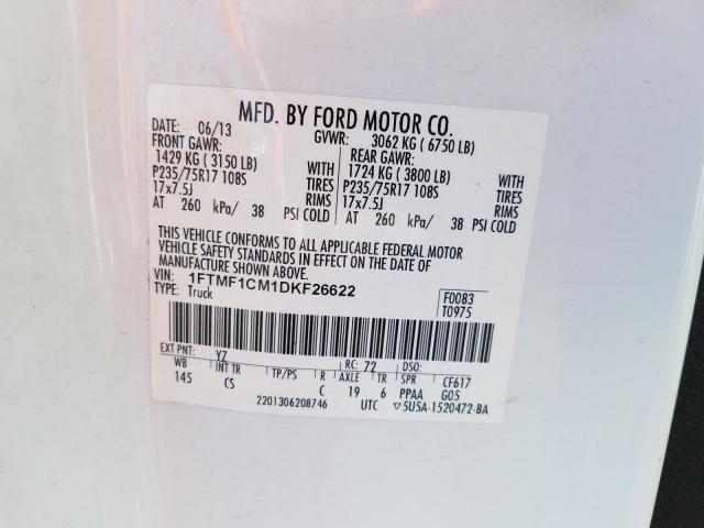 Photo 9 VIN: 1FTMF1CM1DKF26622 - FORD F150 