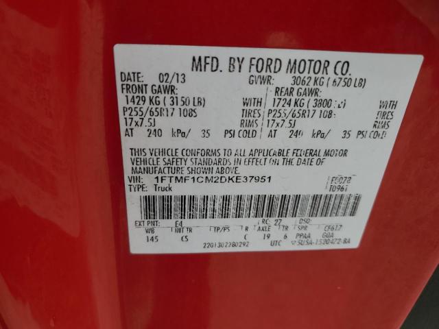 Photo 11 VIN: 1FTMF1CM2DKE37951 - FORD F150 