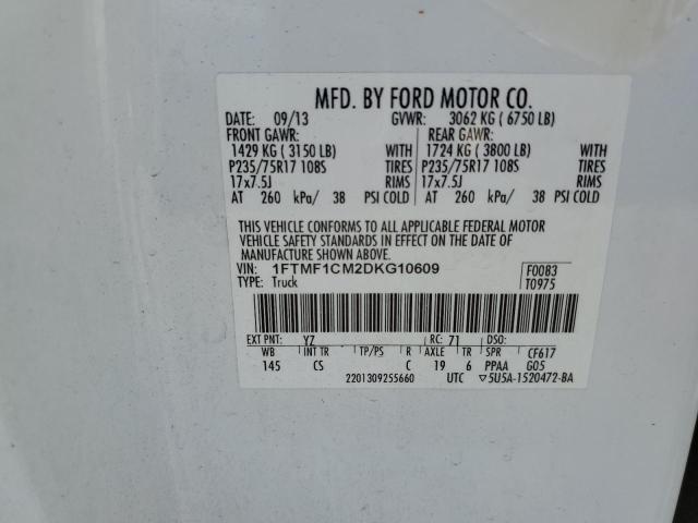 Photo 11 VIN: 1FTMF1CM2DKG10609 - FORD F150 