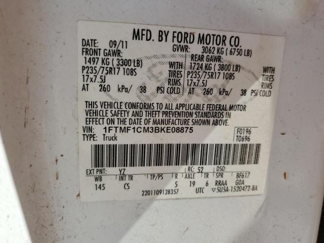 Photo 11 VIN: 1FTMF1CM3BKE08875 - FORD F150 