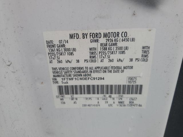 Photo 11 VIN: 1FTMF1CM3EFC91294 - FORD F150 