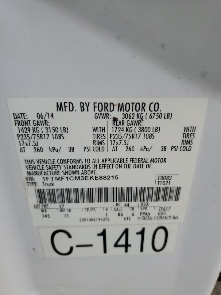 Photo 12 VIN: 1FTMF1CM3EKE88215 - FORD F-150 