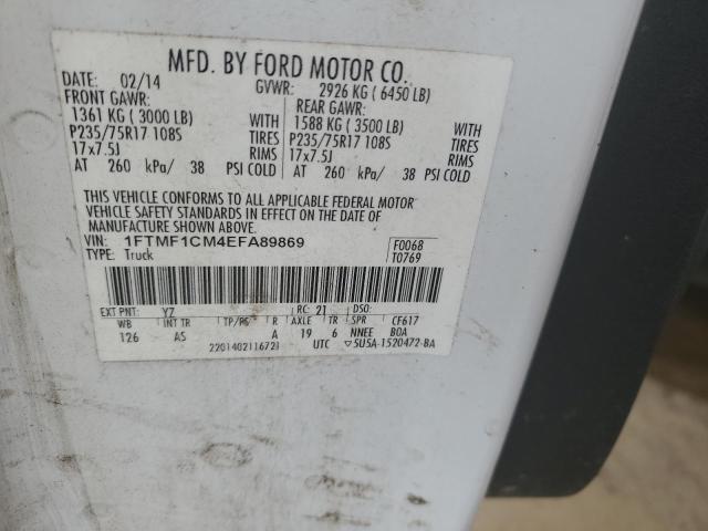 Photo 11 VIN: 1FTMF1CM4EFA89869 - FORD F150 