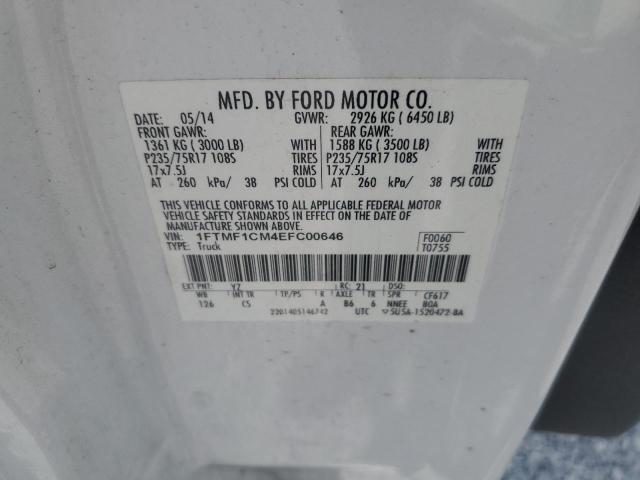 Photo 11 VIN: 1FTMF1CM4EFC00646 - FORD F150 