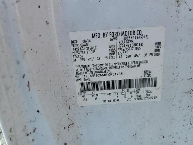 Photo 11 VIN: 1FTMF1CM4EKF31735 - FORD F150 