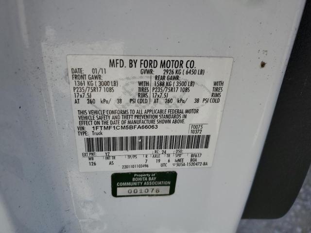 Photo 12 VIN: 1FTMF1CM5BFA66063 - FORD F150 