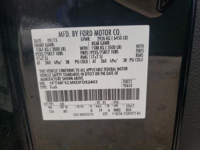 Photo 9 VIN: 1FTMF1CM5DFD52403 - FORD F150 