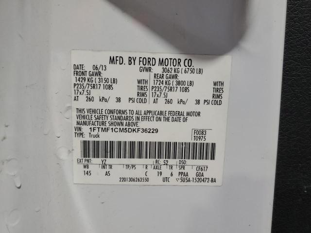 Photo 11 VIN: 1FTMF1CM5DKF36229 - FORD F150 