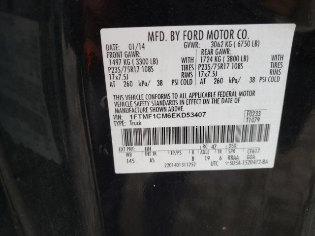 Photo 9 VIN: 1FTMF1CM6EKD53407 - FORD F150 