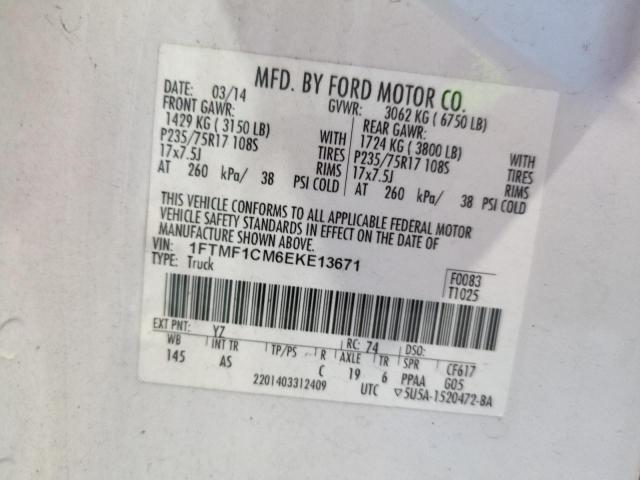 Photo 11 VIN: 1FTMF1CM6EKE13671 - FORD F150 