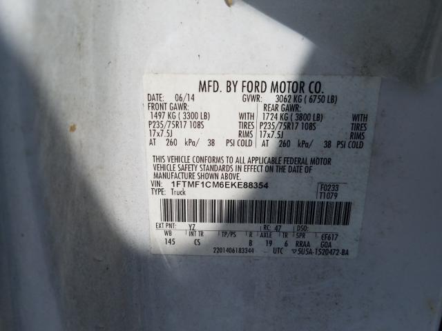 Photo 9 VIN: 1FTMF1CM6EKE88354 - FORD F150 