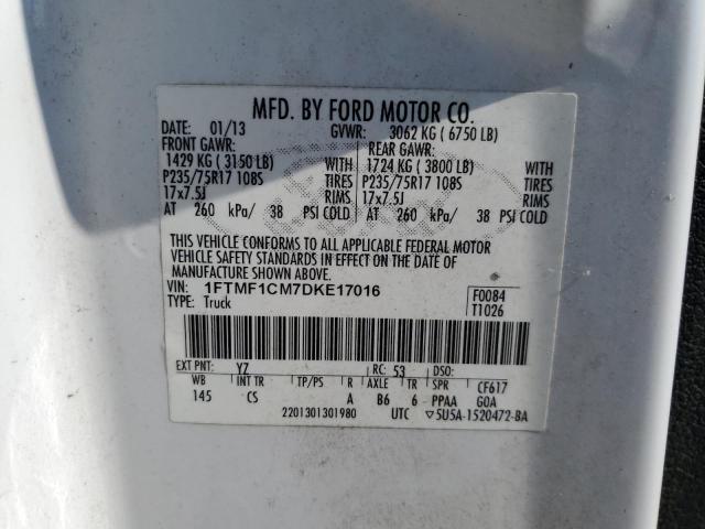 Photo 11 VIN: 1FTMF1CM7DKE17016 - FORD F150 