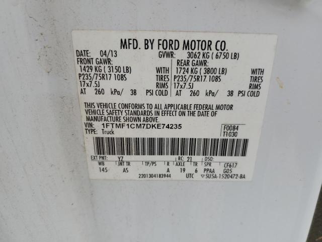 Photo 11 VIN: 1FTMF1CM7DKE74235 - FORD F150 