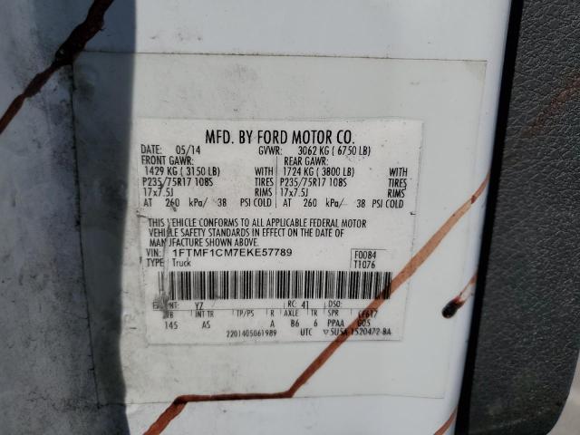 Photo 11 VIN: 1FTMF1CM7EKE57789 - FORD F150 