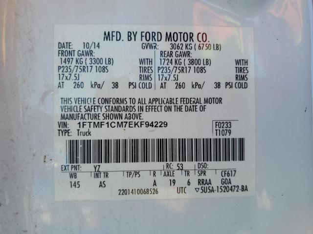 Photo 11 VIN: 1FTMF1CM7EKF94229 - FORD F150 