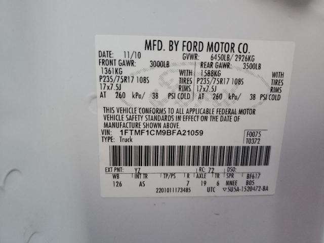 Photo 11 VIN: 1FTMF1CM9BFA21059 - FORD ALL MODELS 