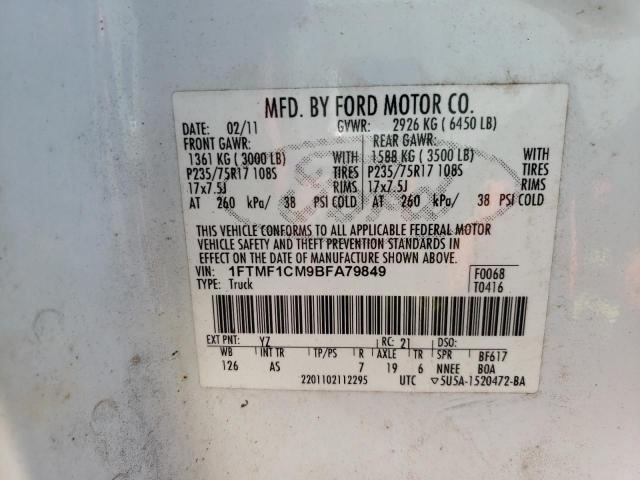 Photo 11 VIN: 1FTMF1CM9BFA79849 - FORD F150 