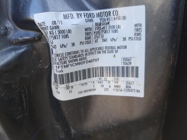 Photo 9 VIN: 1FTMF1CM9DFD40707 - FORD F150 