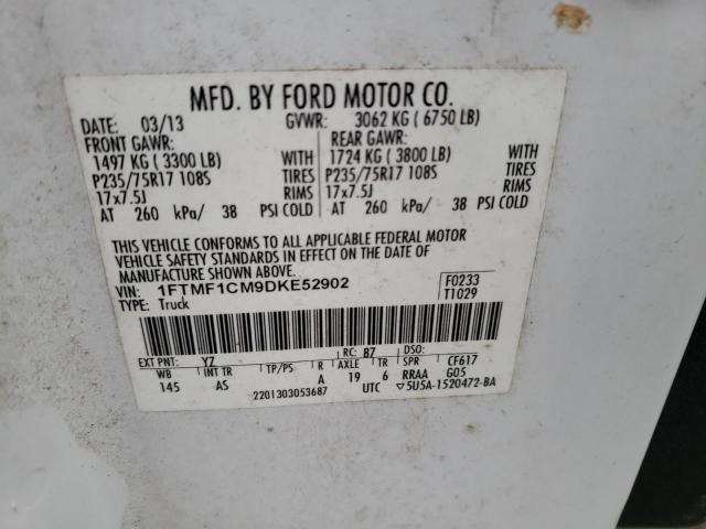 Photo 11 VIN: 1FTMF1CM9DKE52902 - FORD F150 