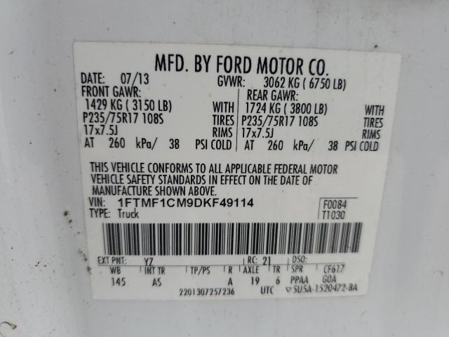 Photo 11 VIN: 1FTMF1CM9DKF49114 - FORD F150 