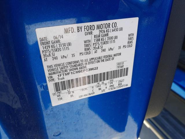 Photo 9 VIN: 1FTMF1CM9EFC39622 - FORD F150 