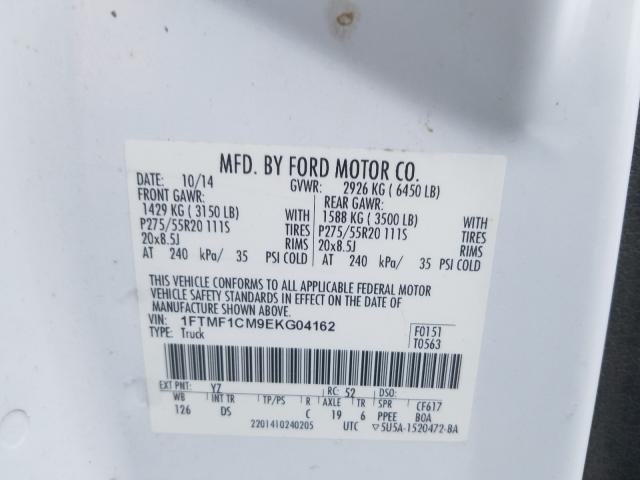 Photo 9 VIN: 1FTMF1CM9EKG04162 - FORD F150 