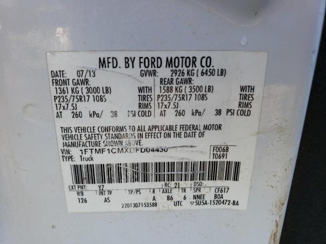 Photo 11 VIN: 1FTMF1CMXDFD04430 - FORD F150 