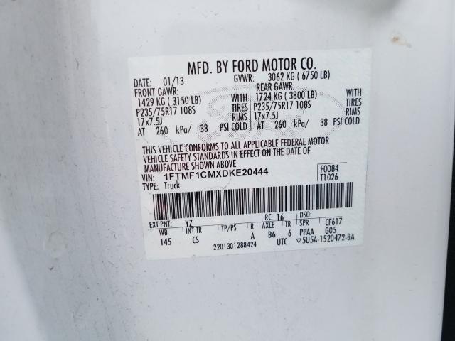 Photo 9 VIN: 1FTMF1CMXDKE20444 - FORD F150 