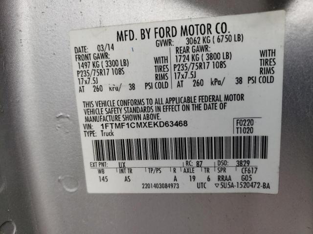 Photo 11 VIN: 1FTMF1CMXEKD63468 - FORD F150 