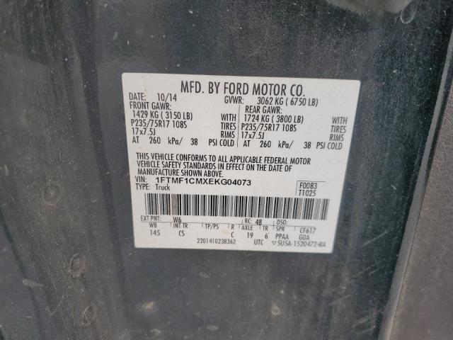 Photo 11 VIN: 1FTMF1CMXEKG04073 - FORD F150 