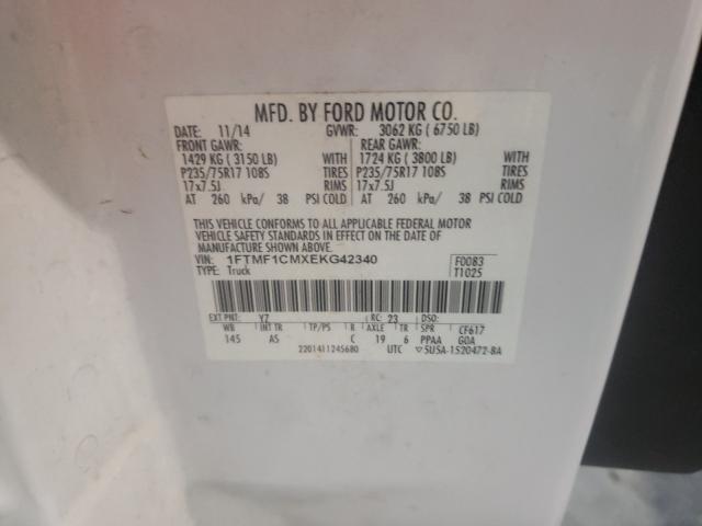 Photo 9 VIN: 1FTMF1CMXEKG42340 - FORD F150 