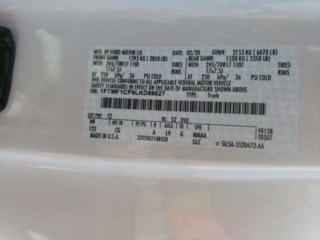 Photo 9 VIN: 1FTMF1CP9LKD88627 - FORD F150 