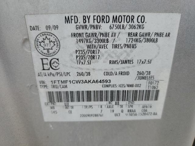 Photo 11 VIN: 1FTMF1CW3AKA64593 - FORD F150 