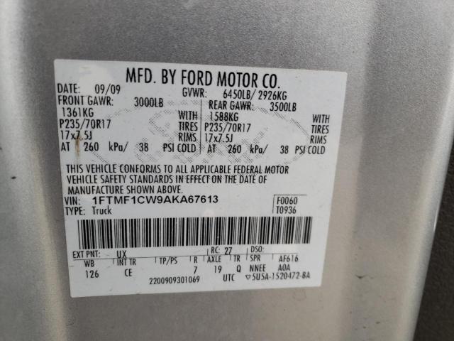 Photo 11 VIN: 1FTMF1CW9AKA67613 - FORD F150 