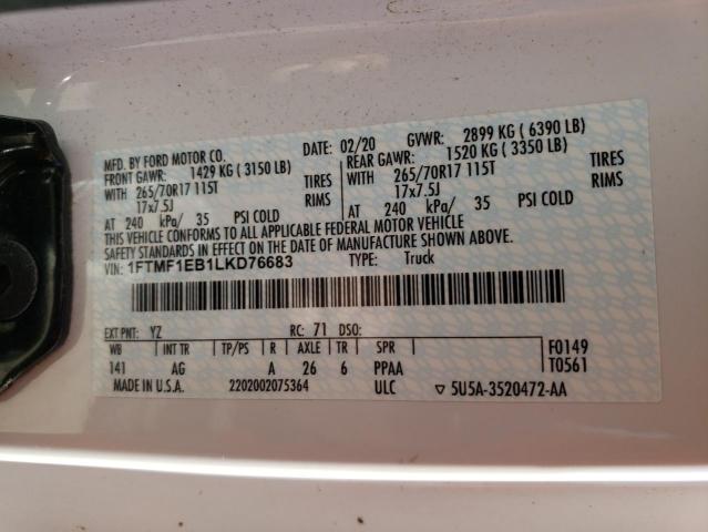 Photo 9 VIN: 1FTMF1EB1LKD76683 - FORD F150 