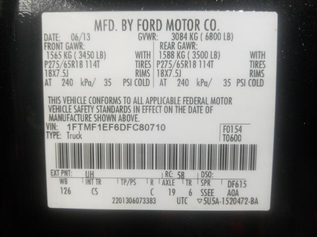 Photo 9 VIN: 1FTMF1EF6DFC80710 - FORD F150 