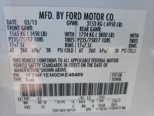 Photo 11 VIN: 1FTMF1EM0DKE48489 - FORD ALL MODELS 