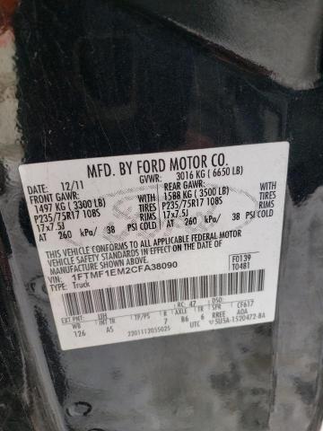 Photo 11 VIN: 1FTMF1EM2CFA38090 - FORD F150 