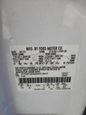 Photo 11 VIN: 1FTMF1EM4DKE13017 - FORD F150 