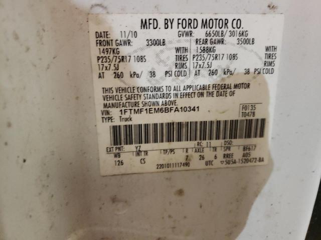 Photo 9 VIN: 1FTMF1EM6BFA10341 - FORD F150 